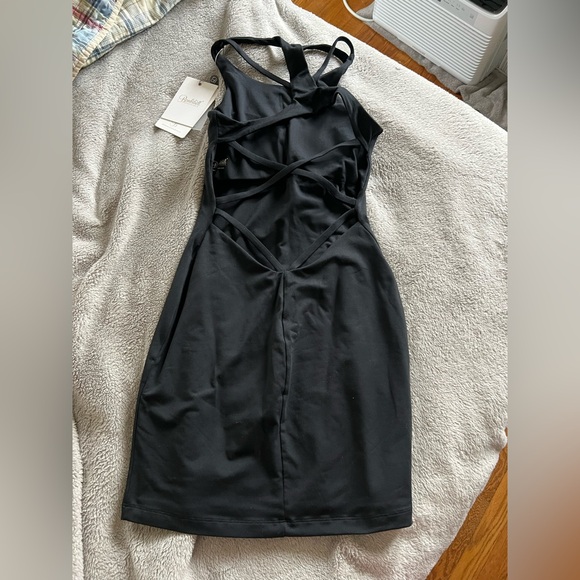 NEW! Bombshell Sportswear Black Viral Mini Dress Medium - Picture 3 of 5